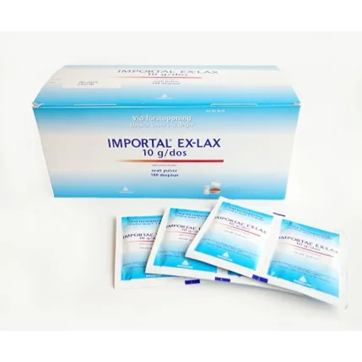 Importal Ex-Lax oralt pulver 10 g 100 st