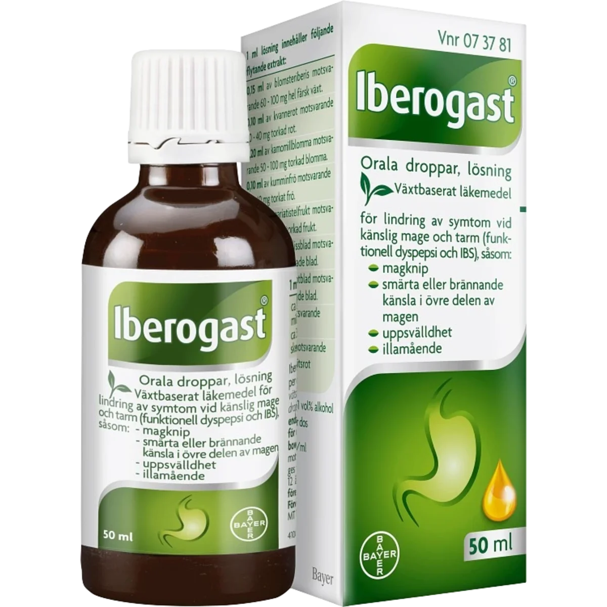 Iberogast orala droppar 50 ml