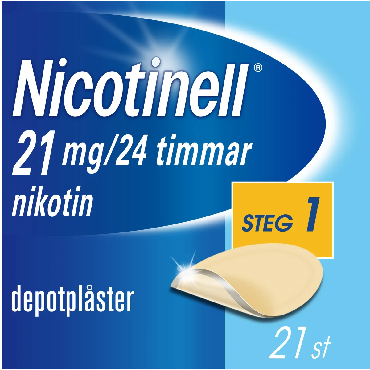 Nicotinell, depotplåster 21 mg/24 timmar 21 st