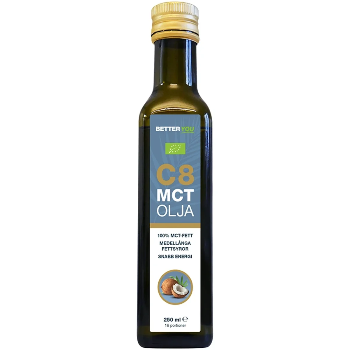 Better You Ekologisk C8 MCT-olja 250 ml