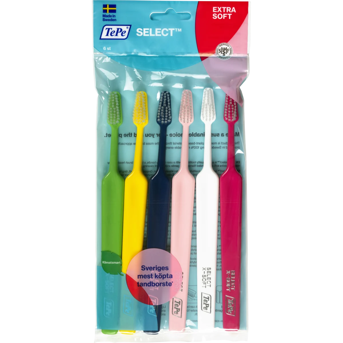 TePe Select Extra soft tandborste 6 st