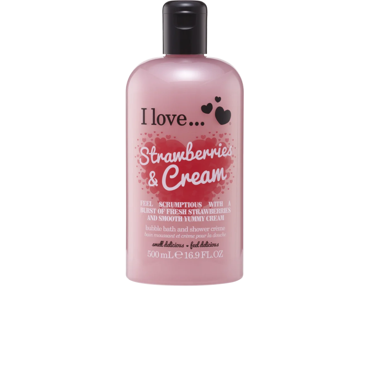 I Love Original Strawberries & Cream Bath Shower 500ml