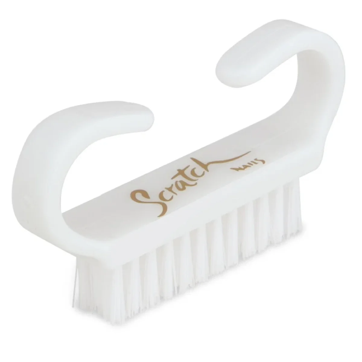 Scratch Manicure Scrub Brush Mini White
