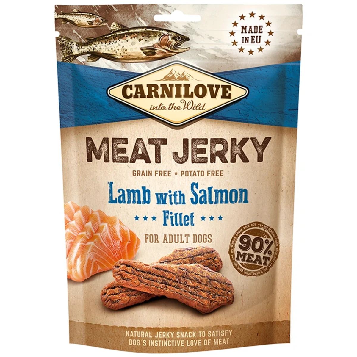 Carnilove Jerky Lamb with Salmon Fillet 100 g