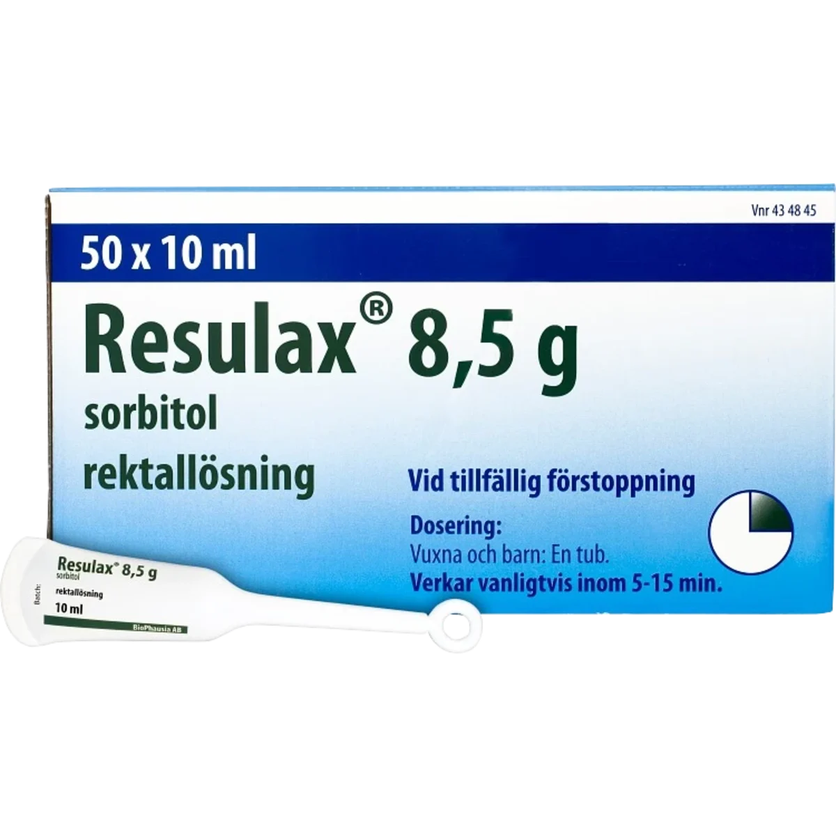Resulax rektallösning 8,5 g 50 st