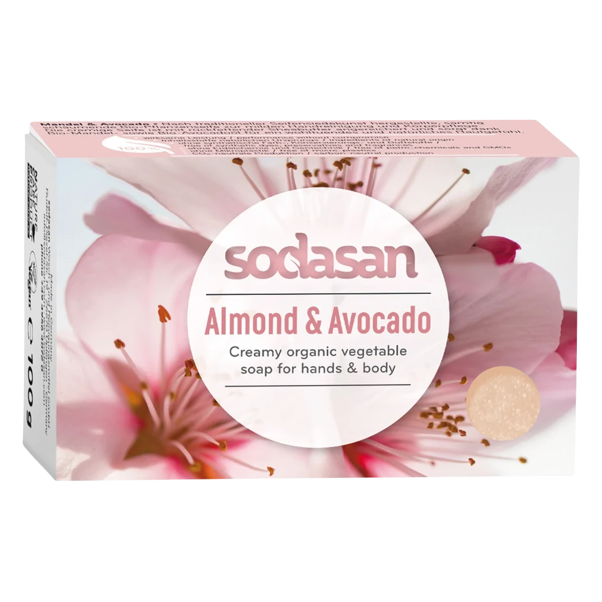 Sodasan Ekologisk Tvål Mandel & Avokado 100 g