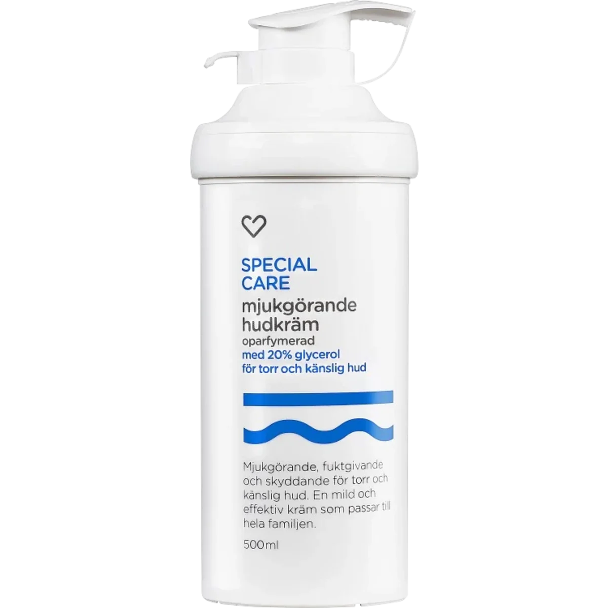 Hjärtats Special Care Hudkräm 20% glycerol 500 g