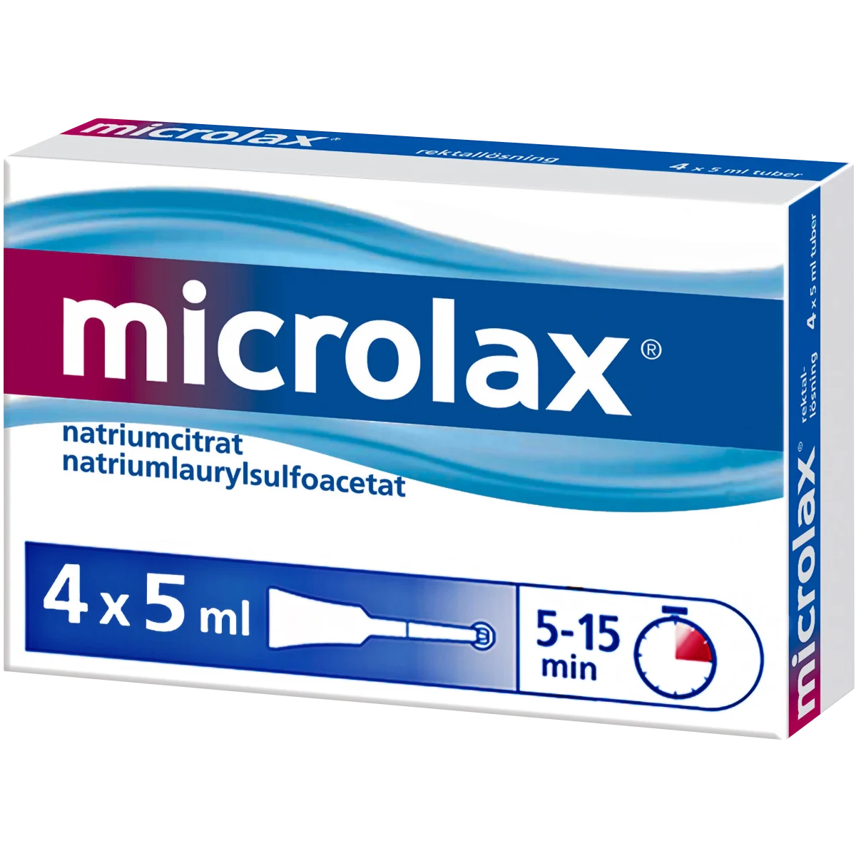Microlax rektallösning tub 4x5 ml