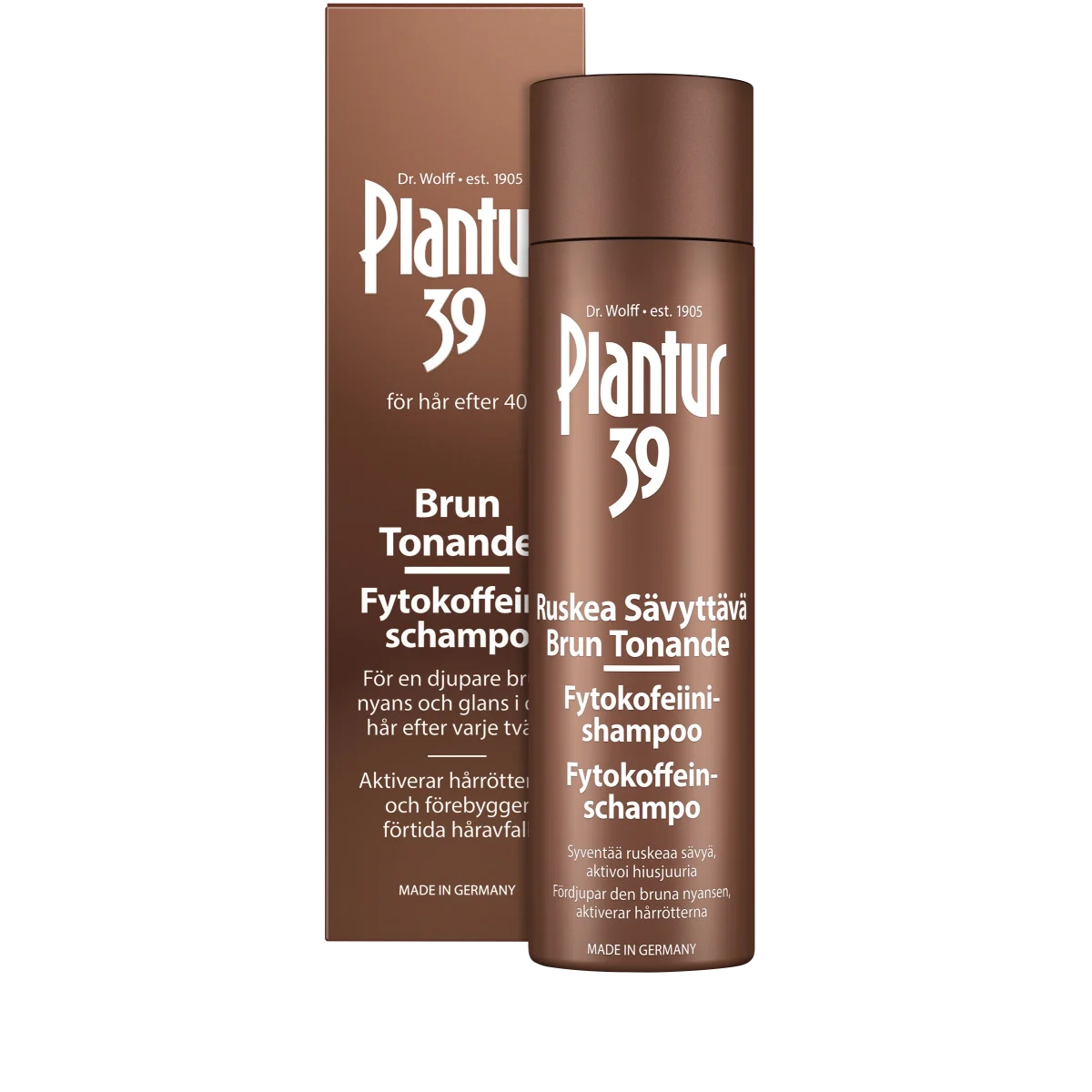 Plantur 39 Schampo Brun Ton Fytokoffein 250 ml