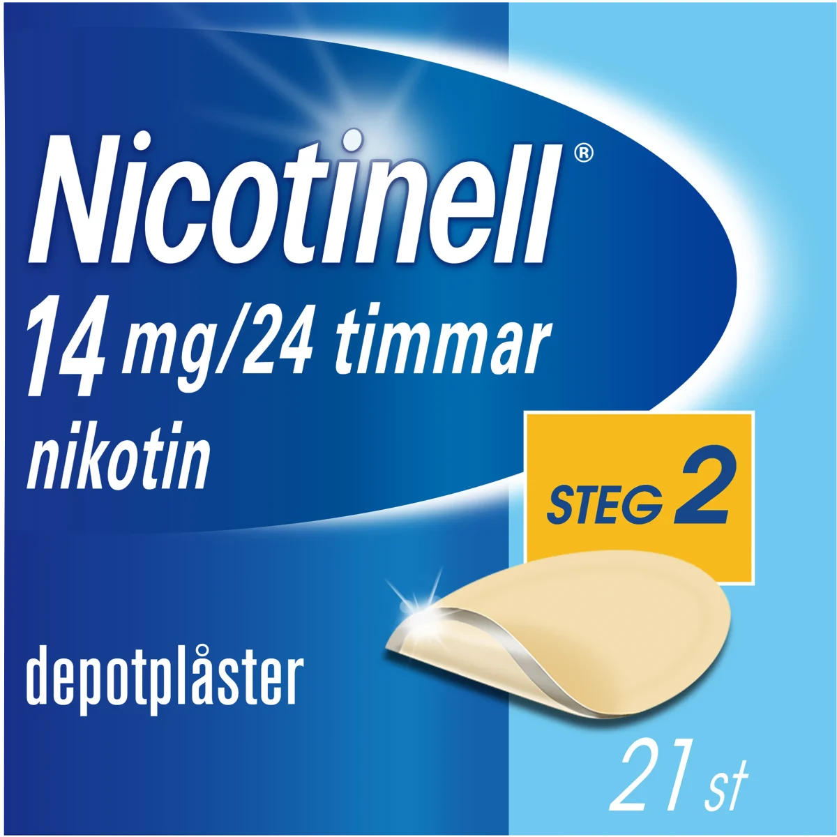 Nicotinell, depotplåster 14 mg/24 timmar 21 st