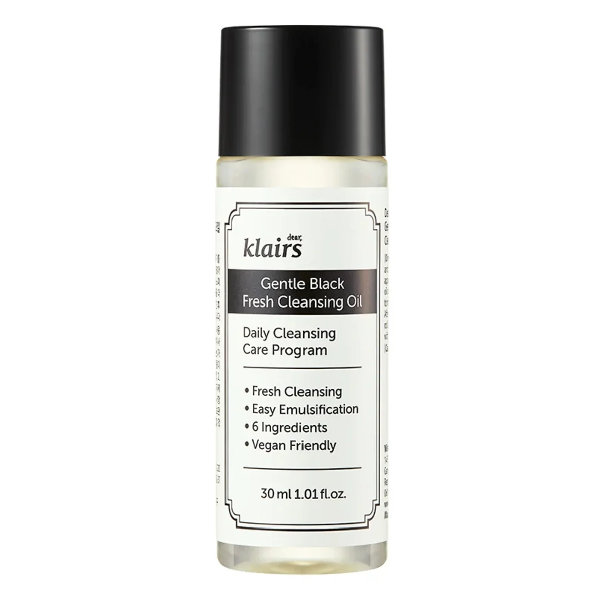 Klairs Gentle Black Fresh Cleansing Oil 30 ml