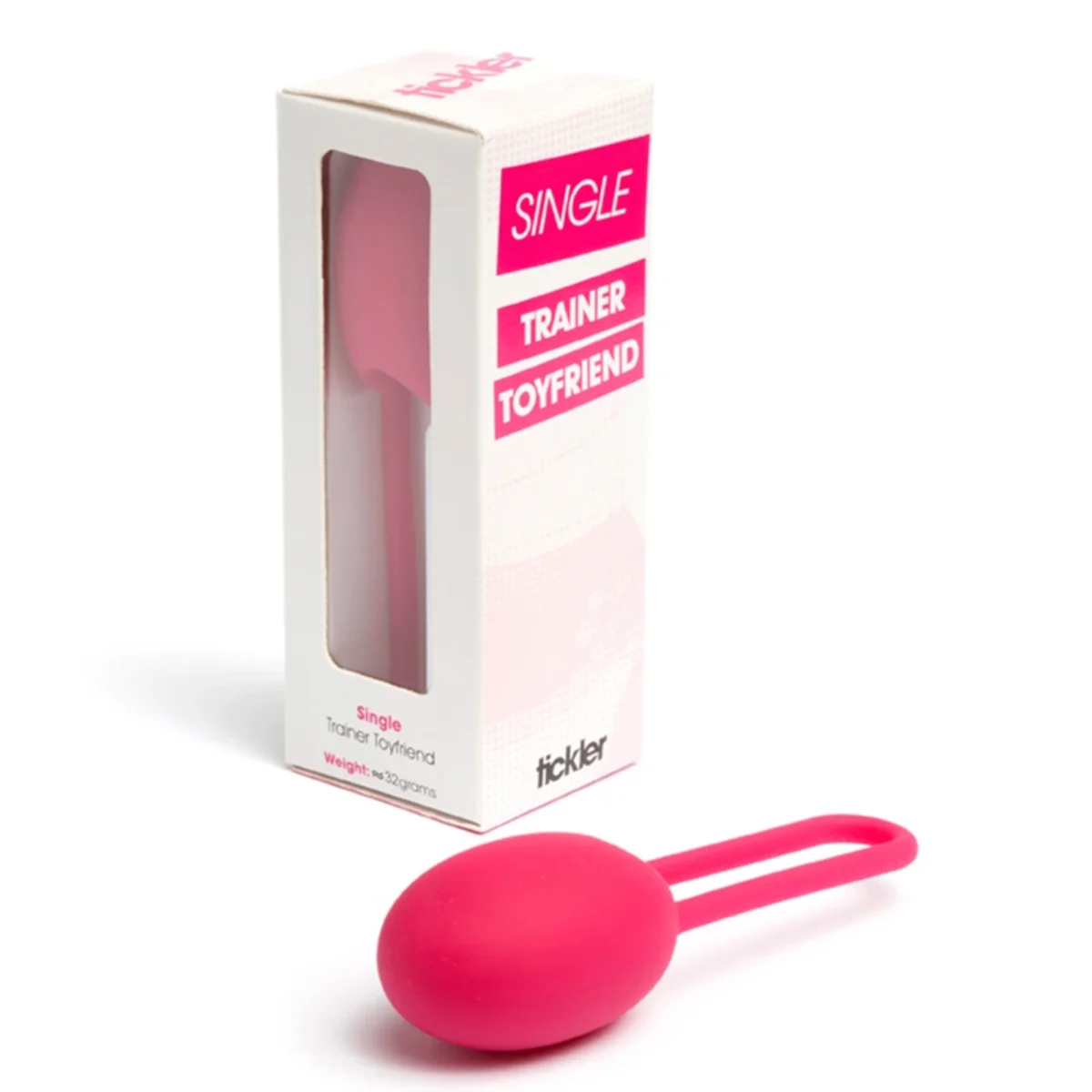 Tickler Trainer Single Red Enkel Knipkula Röd 32 g