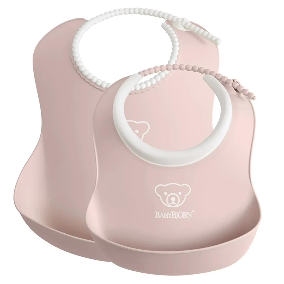BabyBjörn Haklappsset Blekrosa 2-pack