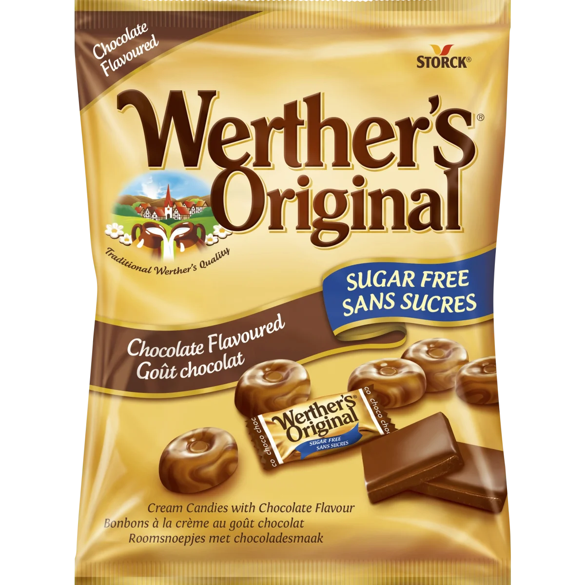 Werthers Original Choklad Sockerfri 60 g