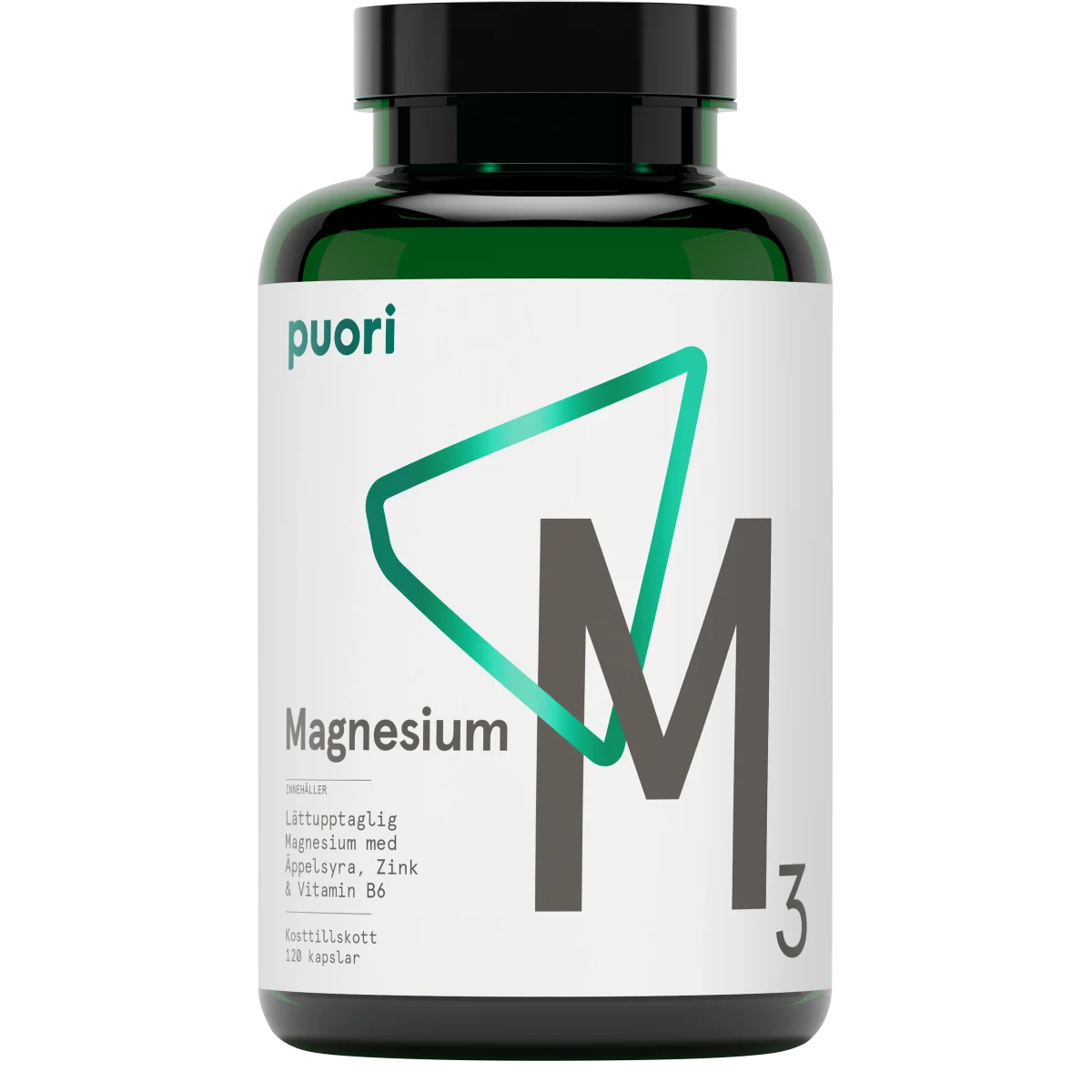 Puori M3 Magnesium & Zink 120 kapslar