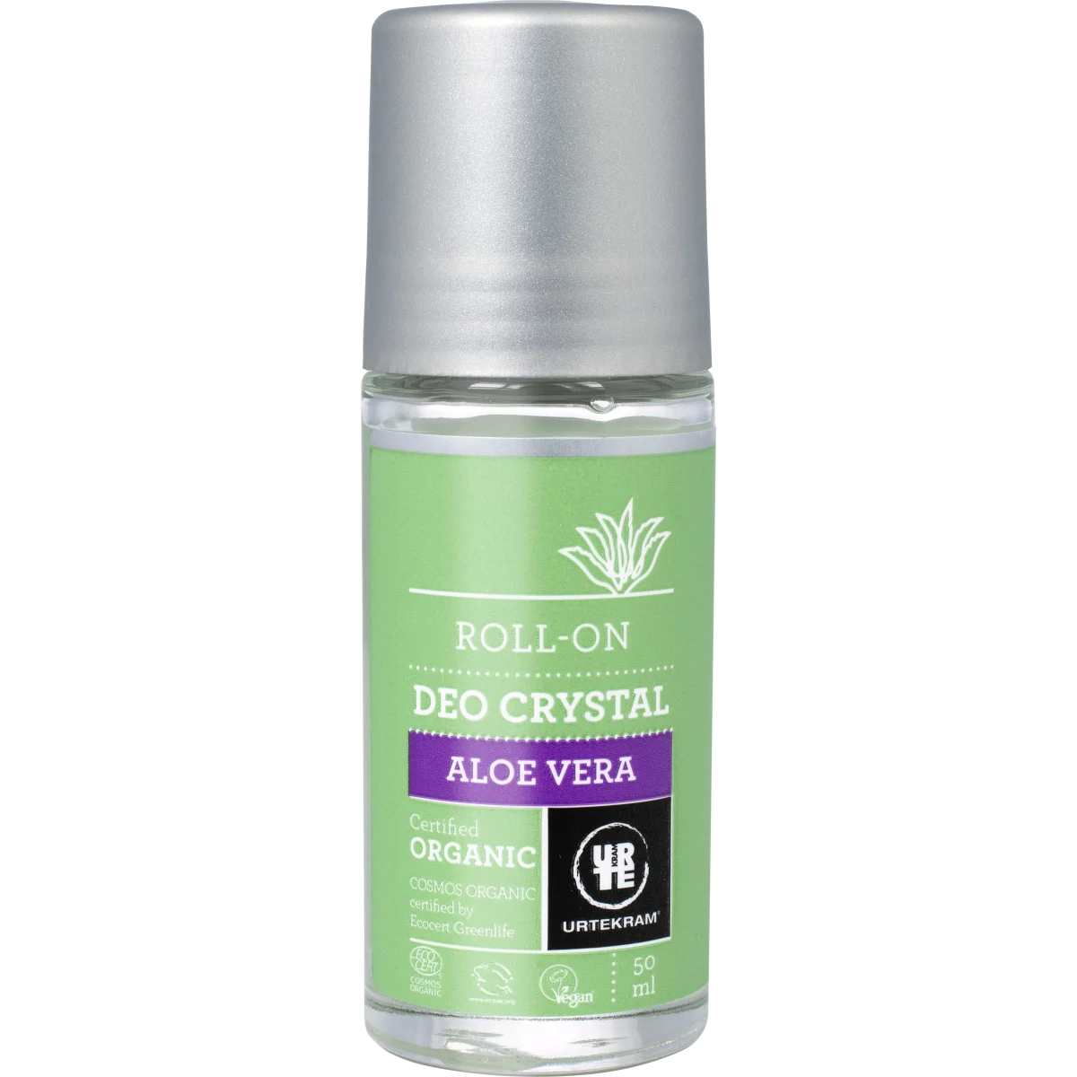 Urtekram Aloe Vera Deokristall Roll-On 50 ml