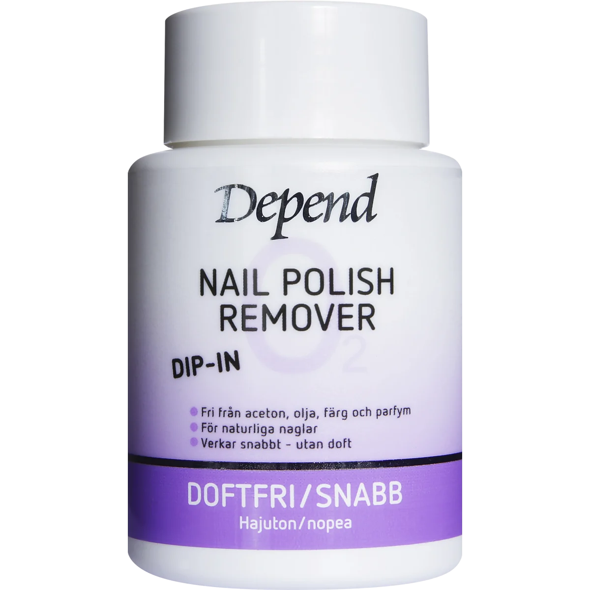 Depend O2 Dip Remover Lila 75 ml