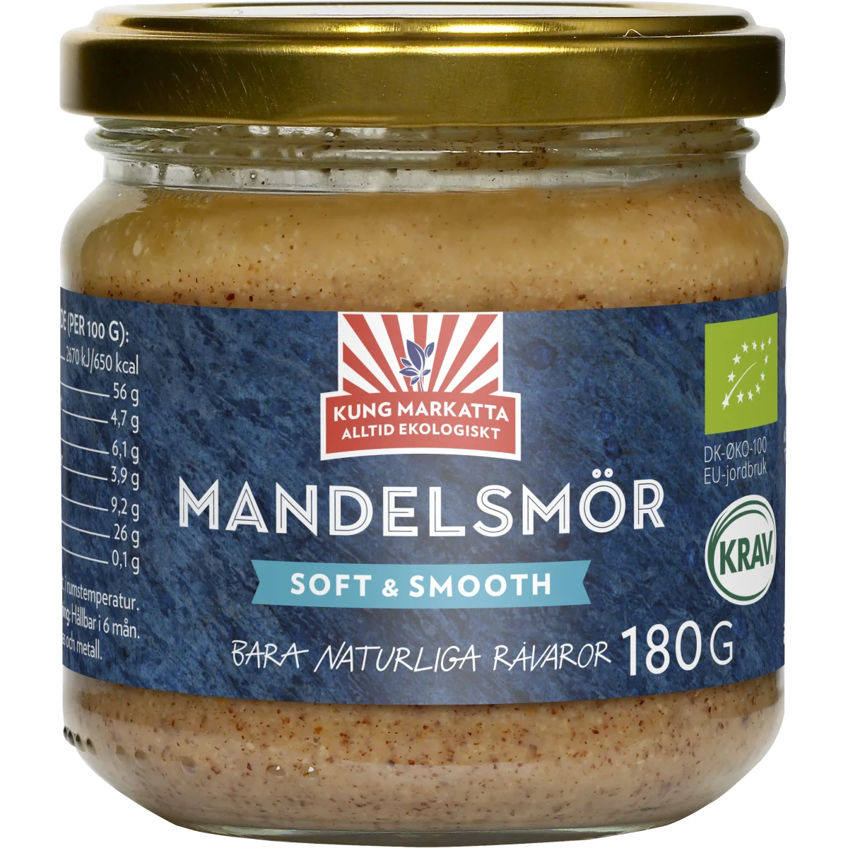 Kung Markatta Mandelsmör Krav 180 g