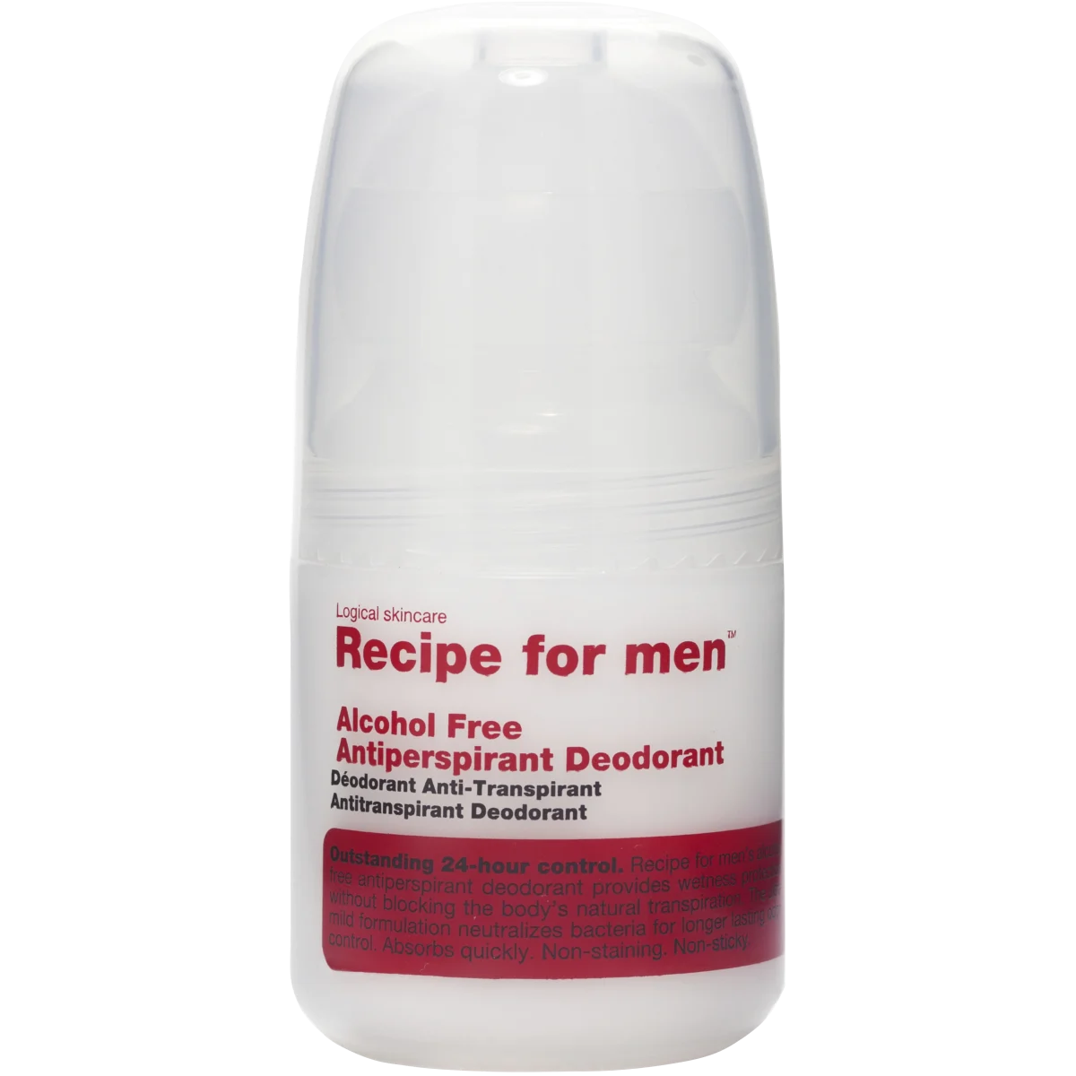 Recipe for Men Alcohol Free Antiperspirant Deodorant 60 ml