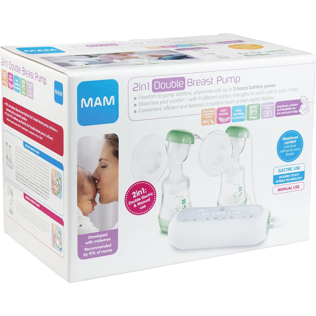 MAM 2 in 1 Double Electric Breast Pump