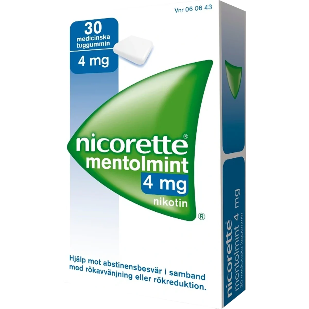 Nicorette mentolmint medicinskt tuggummi