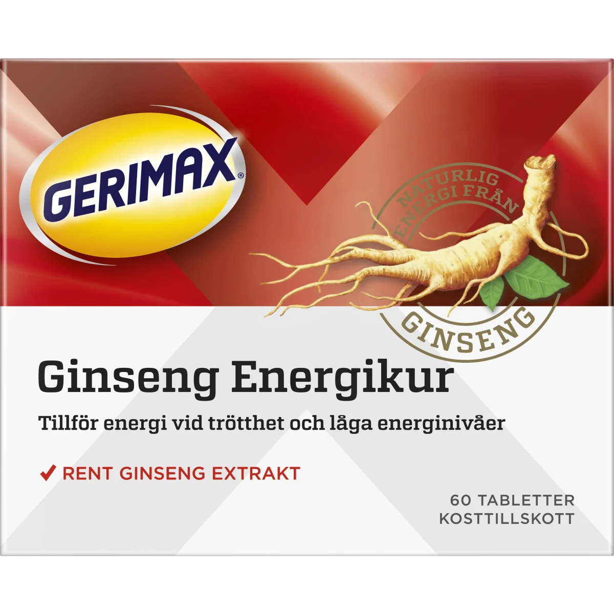 Gerimax Ginseng tablett 60 st