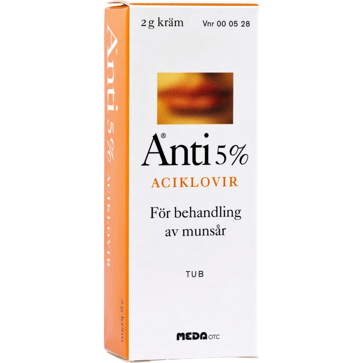 Anti kräm 5% aluminiumtub 5% 2 g