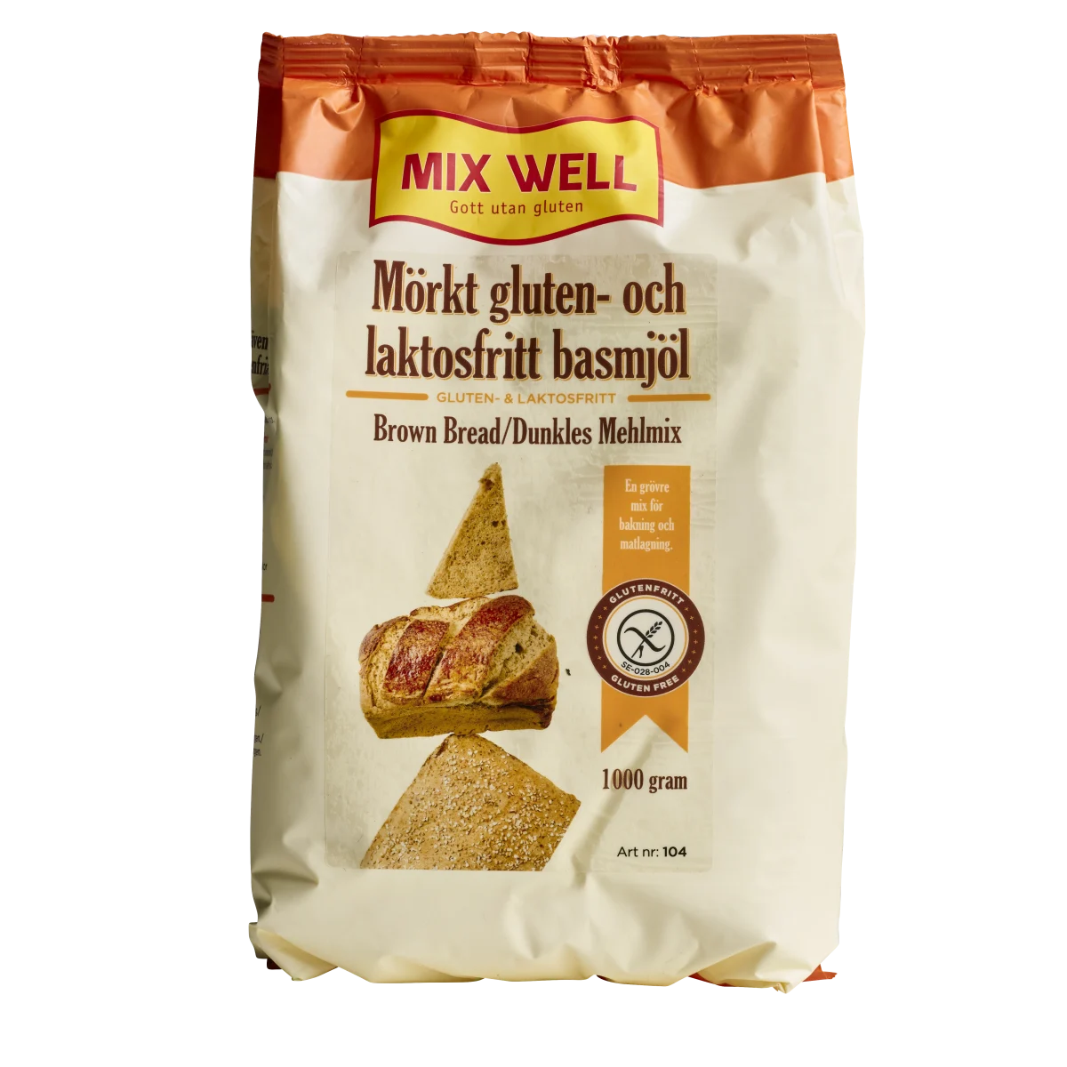 MixWell Mörkt Gluten- Och Laktosfritt Basmjöl 1000 g