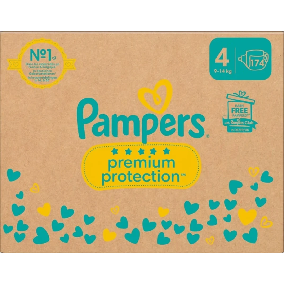 Pampers Premium Protection S4 9-14kg 174st