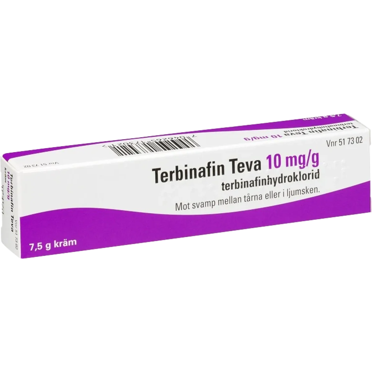 Terbinafin Teva kräm 10 mg/g 7,5 g