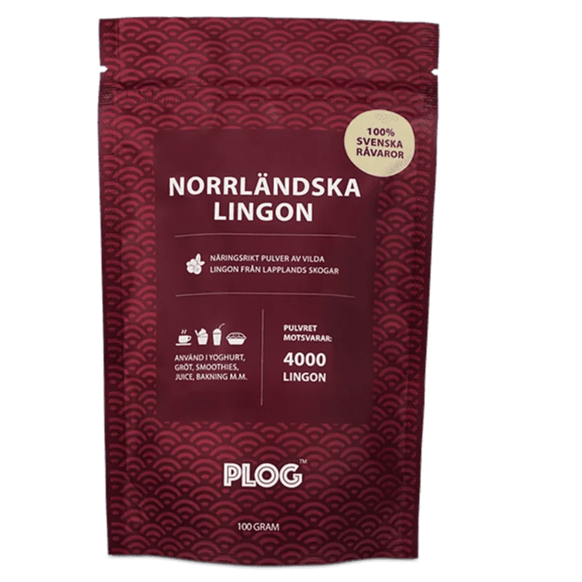 PLOG Norrländska Lingon 100 g