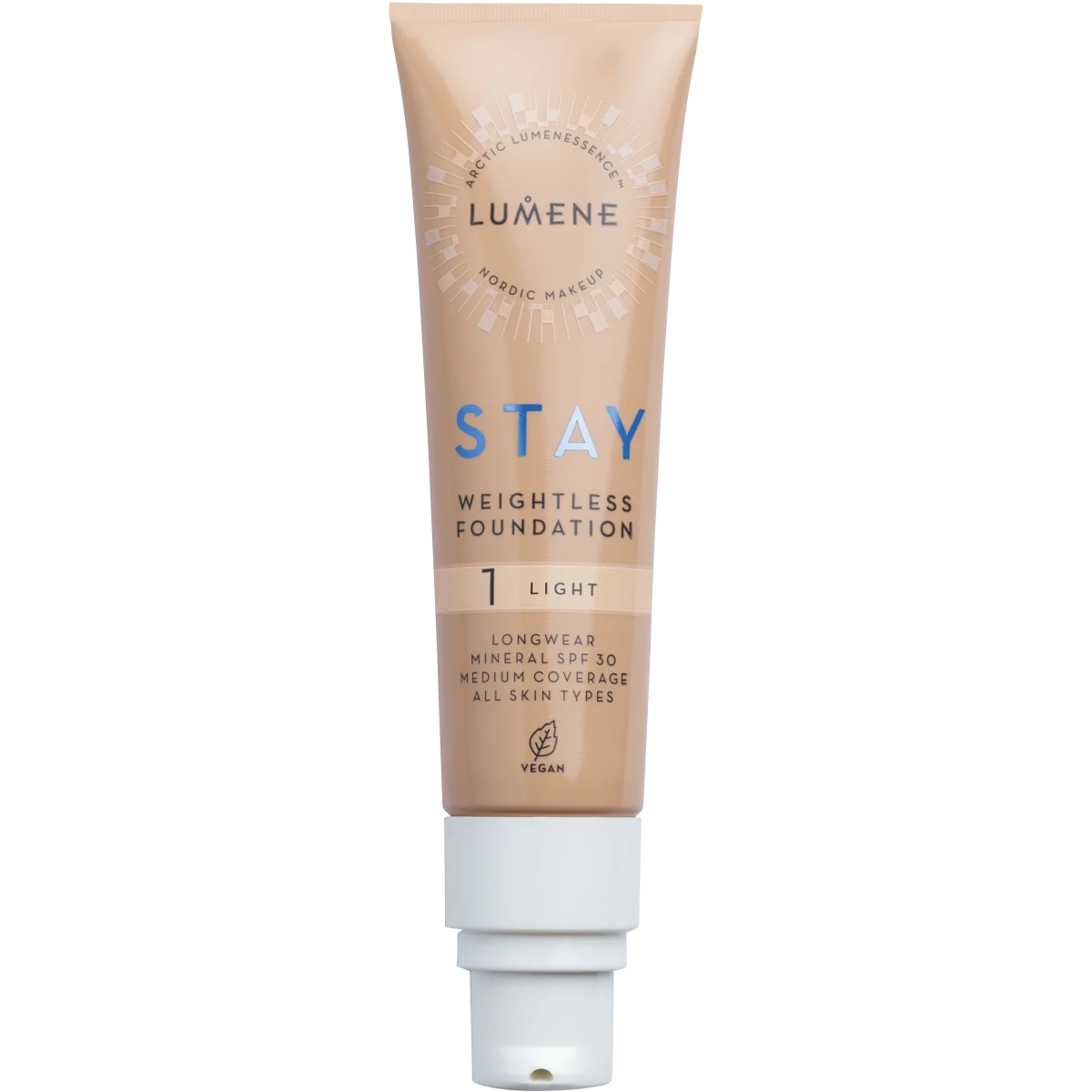 Lumene Stay Weightless Foundation 30 ml 1 Light