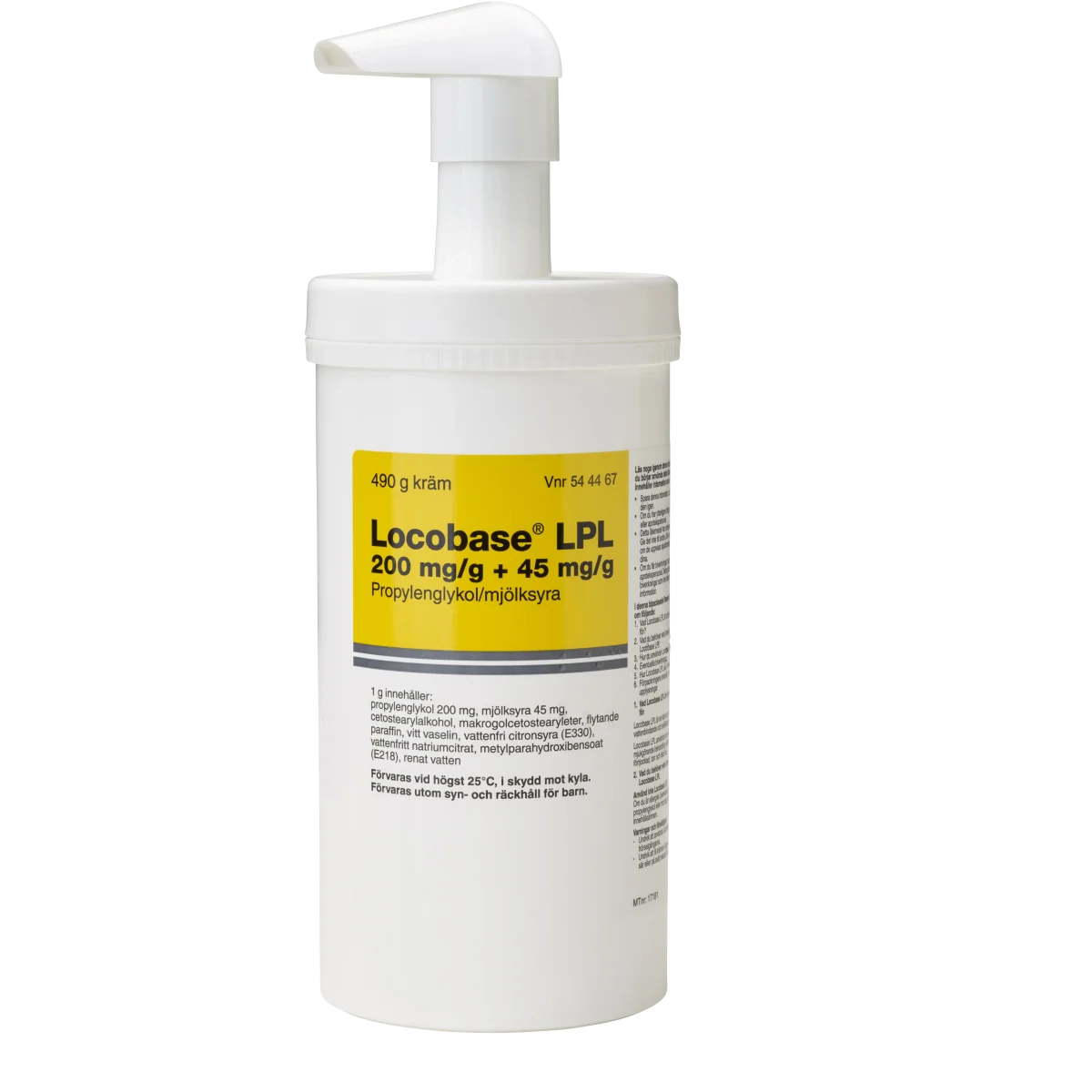 Locobase LPL Kräm 200mg/g+45mg/g 490 g