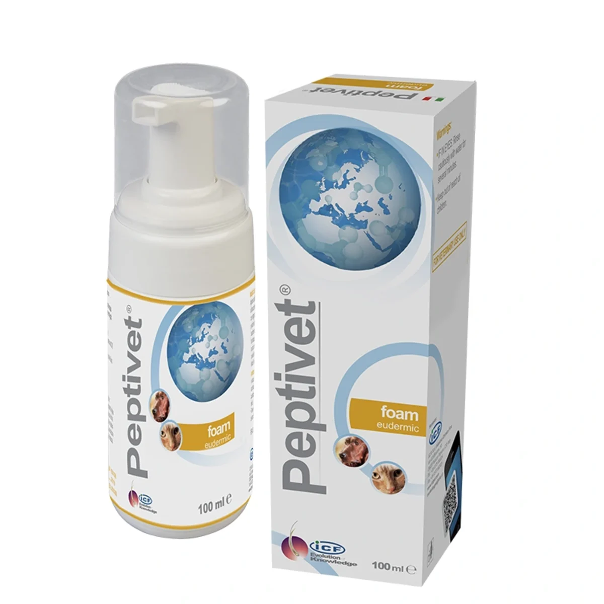 ICF Peptivet® Foam Hudrengöring 100 ml