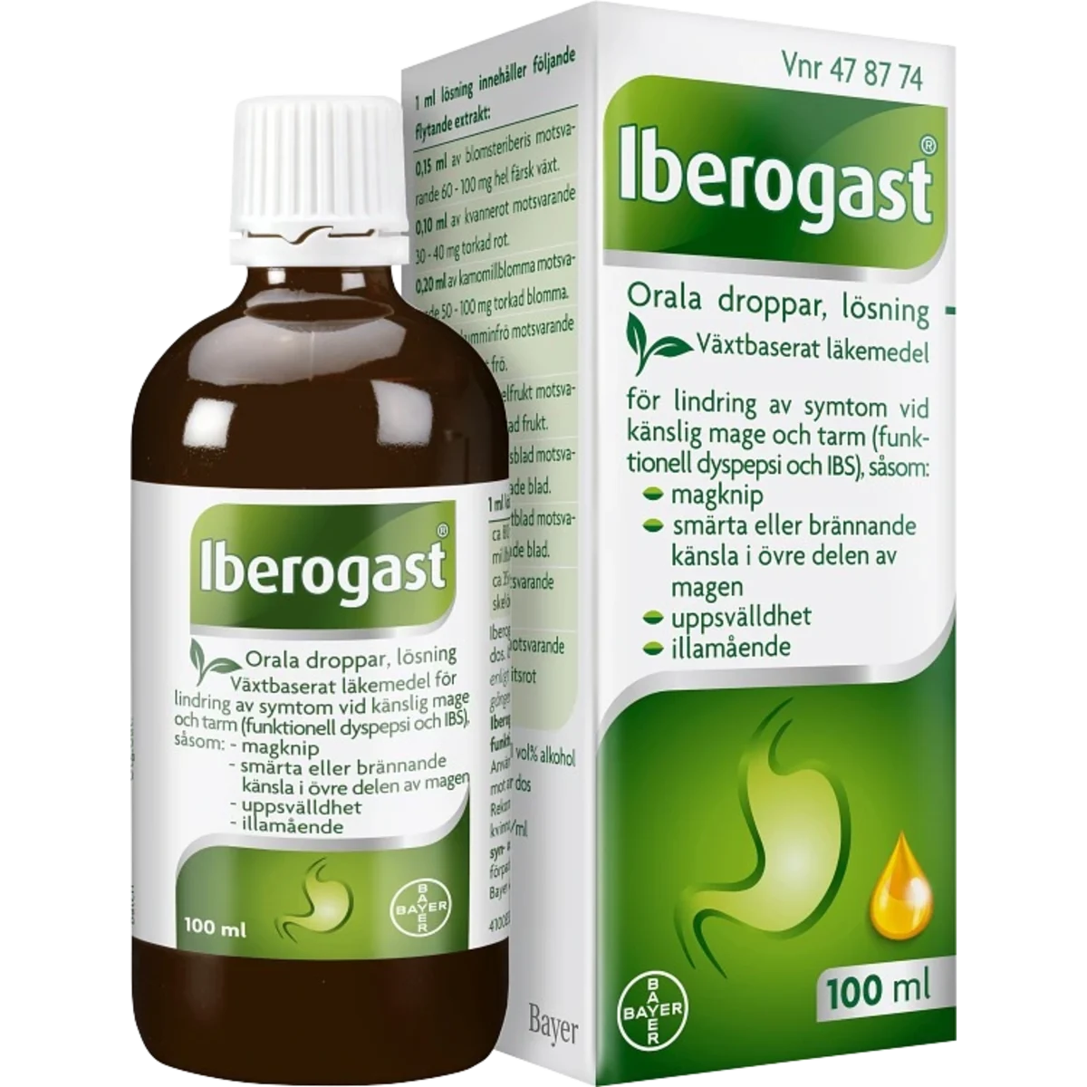 Iberogast orala droppar 100 ml