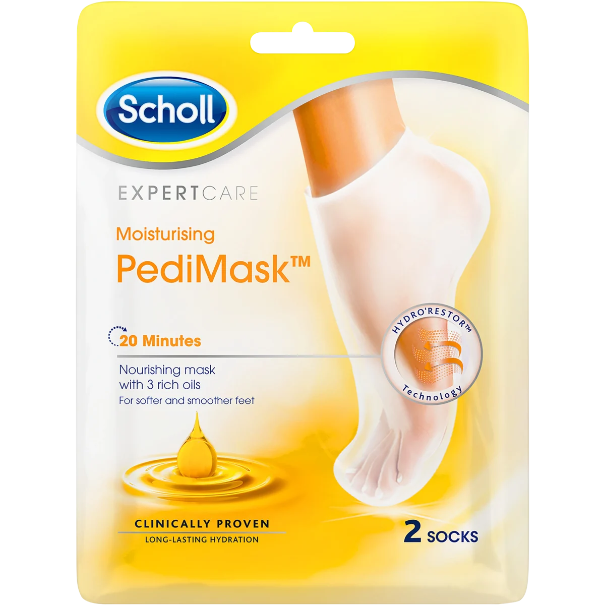 Scholl Fotmask 3xOil 1 par
