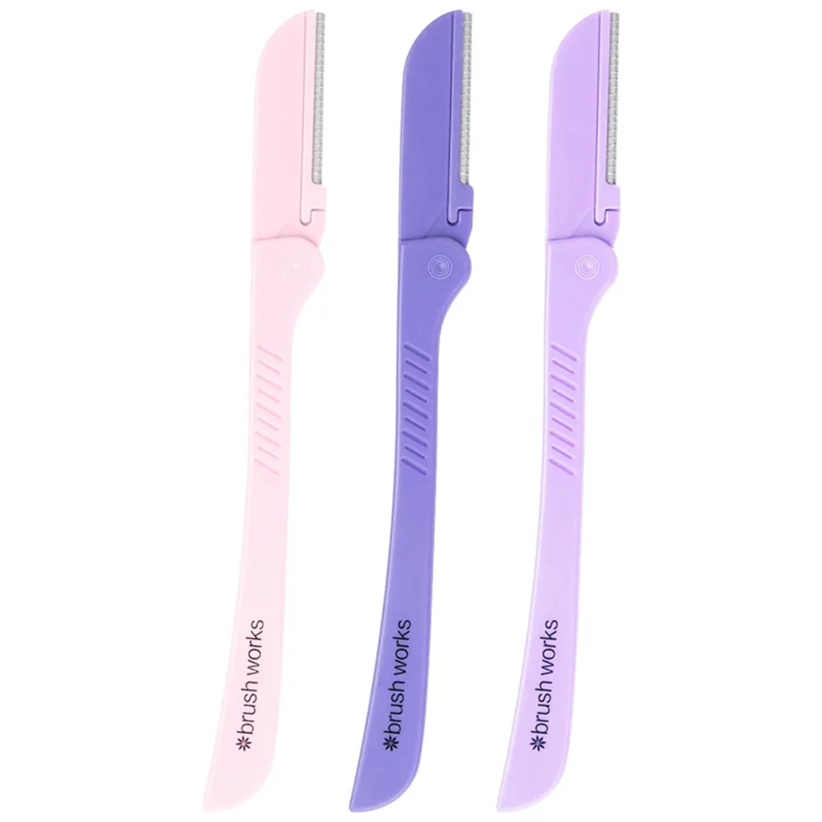 Brushworks Precision Eyebrow Razors 3-pack