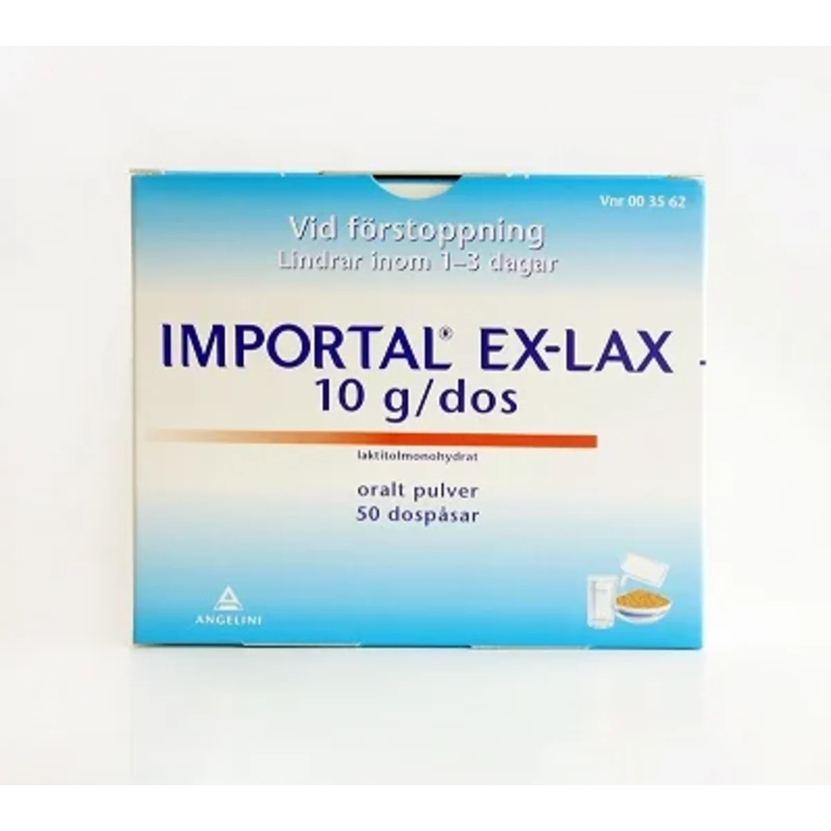 Importal Ex-Lax oralt pulver 10 g 50 st