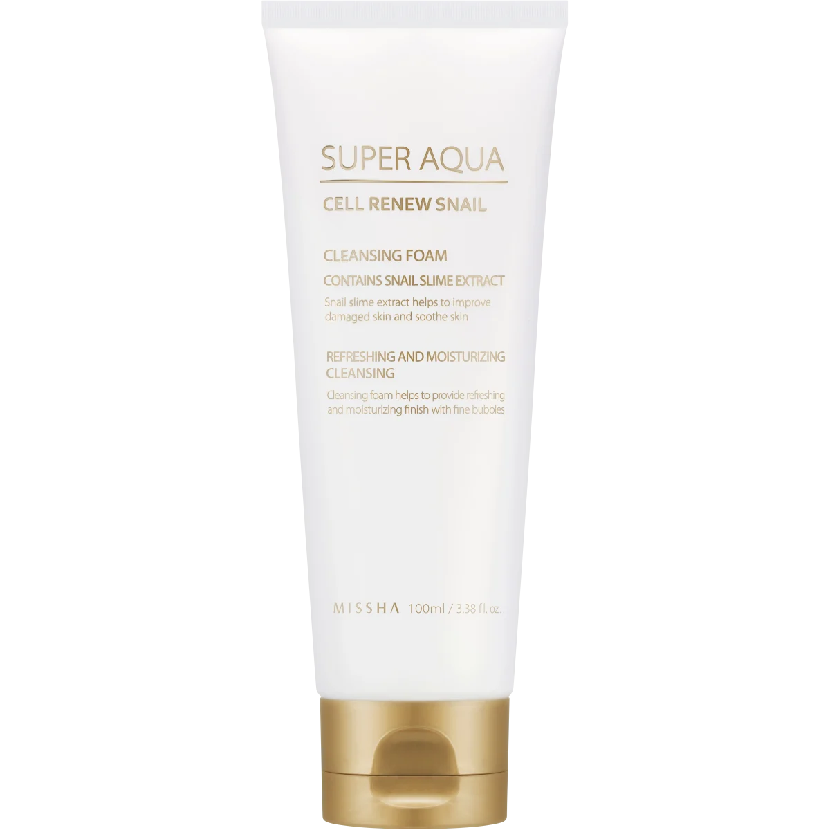 Missha Super Aqua Cell Renew Snail Cleansing Foam 100 ml