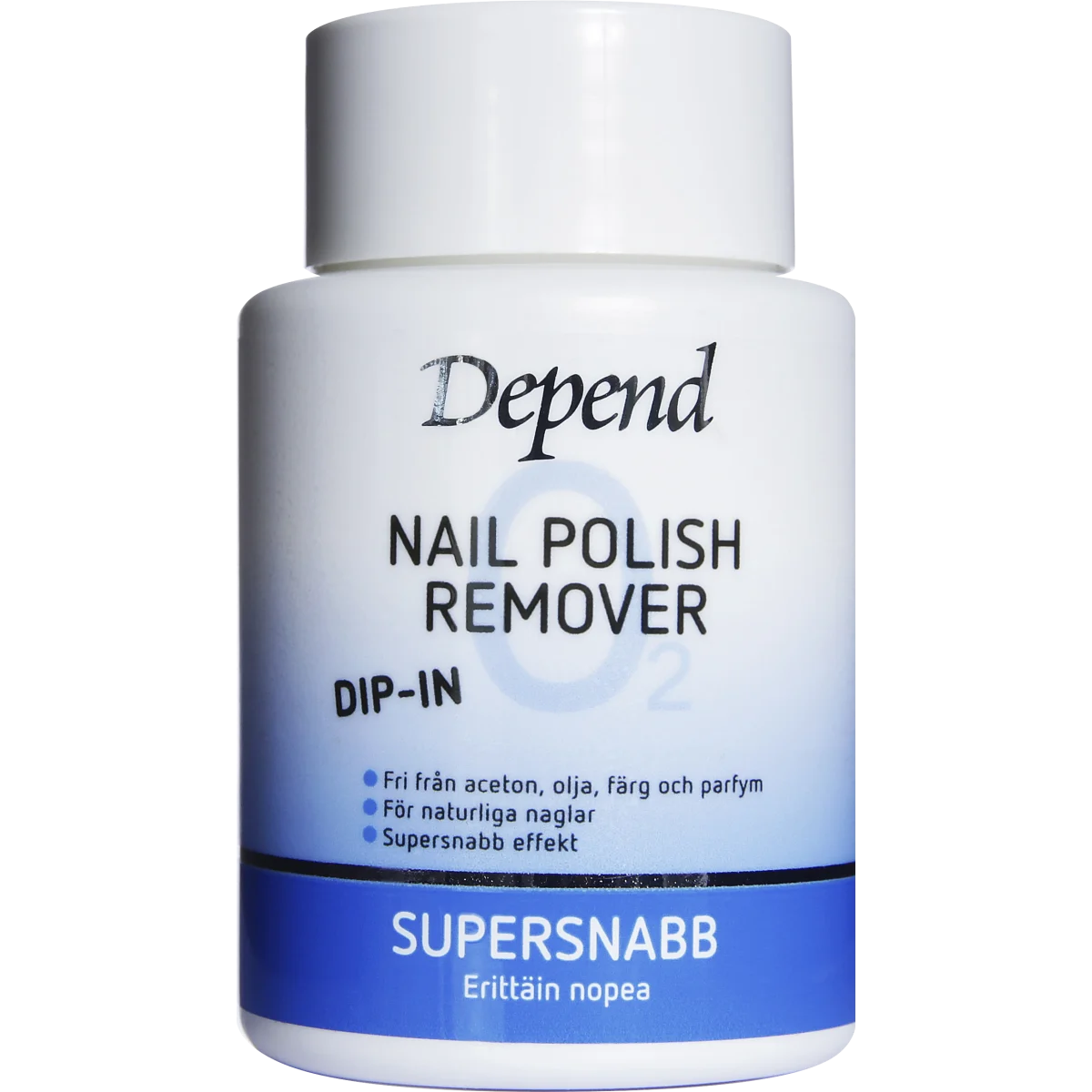 Depend O2 Dip Remover Blå 75 ml