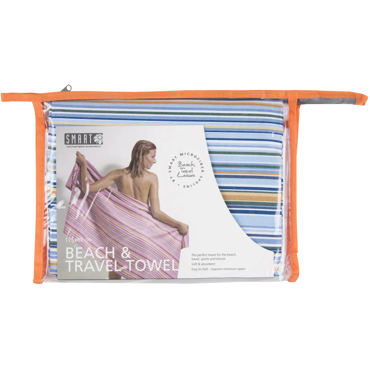 Smart Beach & Travel Towel Blue Stripe