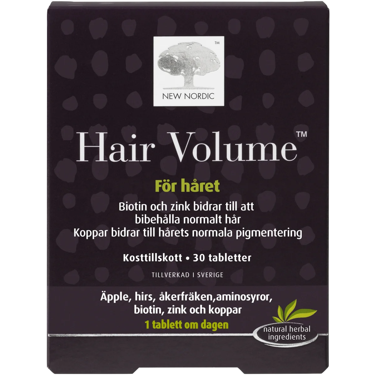 New Nordic Hair Volume Kosttillskott 30 st