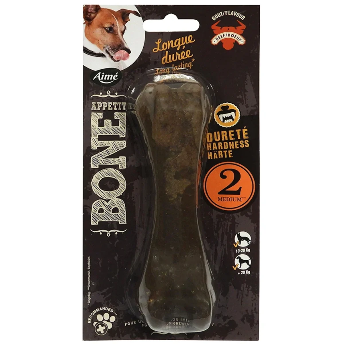 Bone Appetit Nylonben Mediumhårt Beef 15 cm
