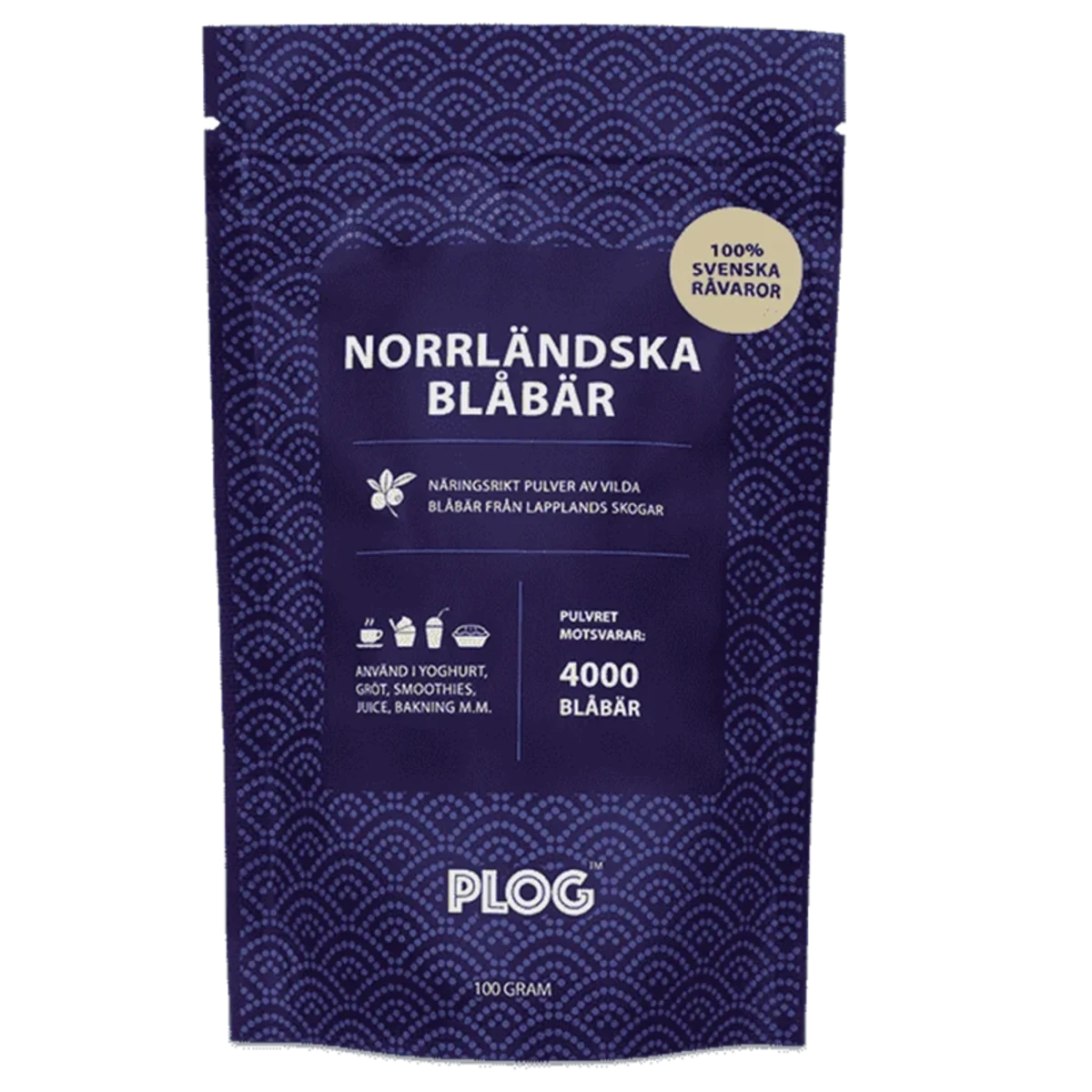 PLOG Norrländska Blåbär 100 g