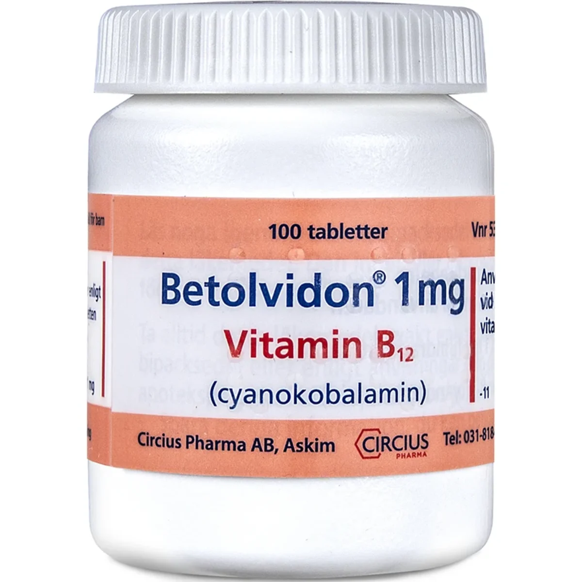 Betolvidon, tablett 1 mg 100 st