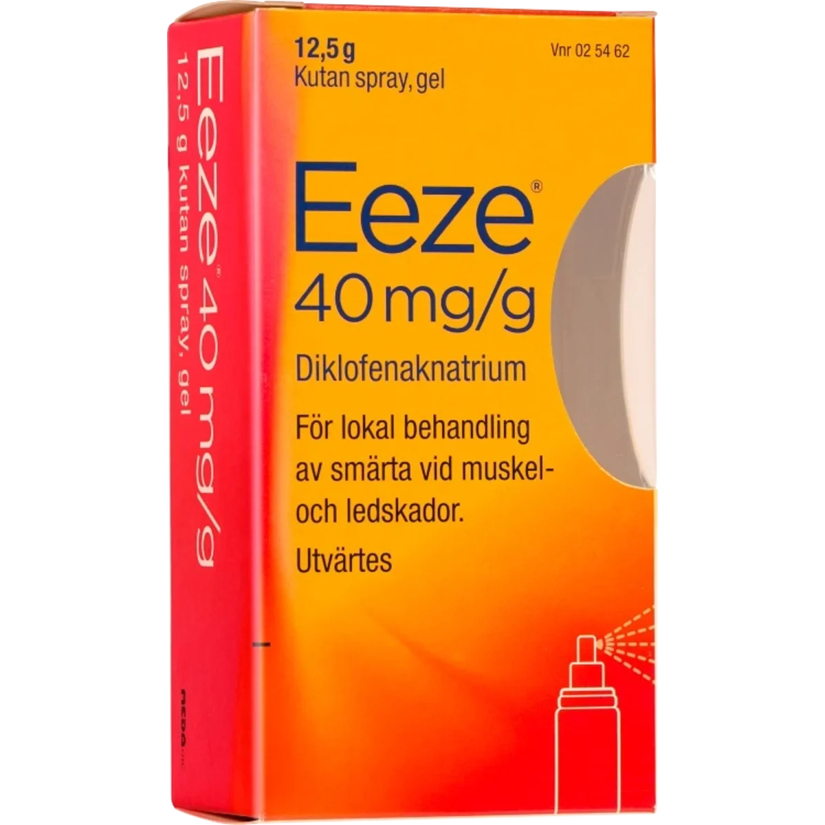 Eeze kutan spray gel 40 mg/g 12,5 g
