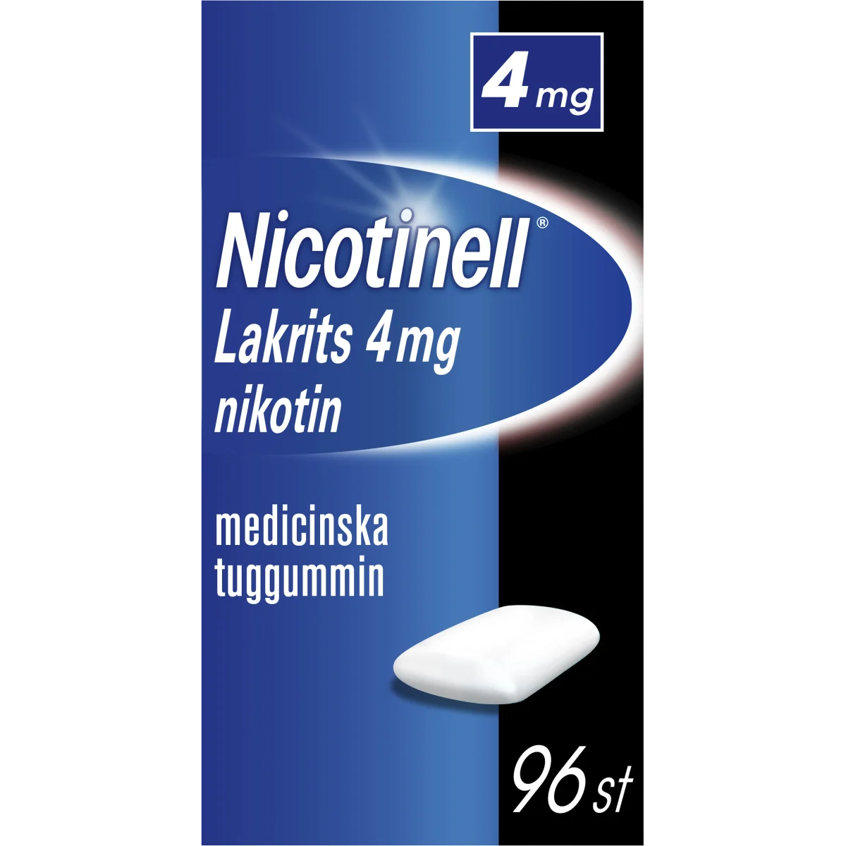 Nicotinell Lakrits nikotintuggummi 4 mg 96 st