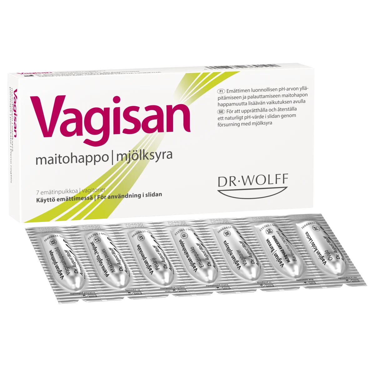 Vagisan Mjölksyra 7 vagitorier