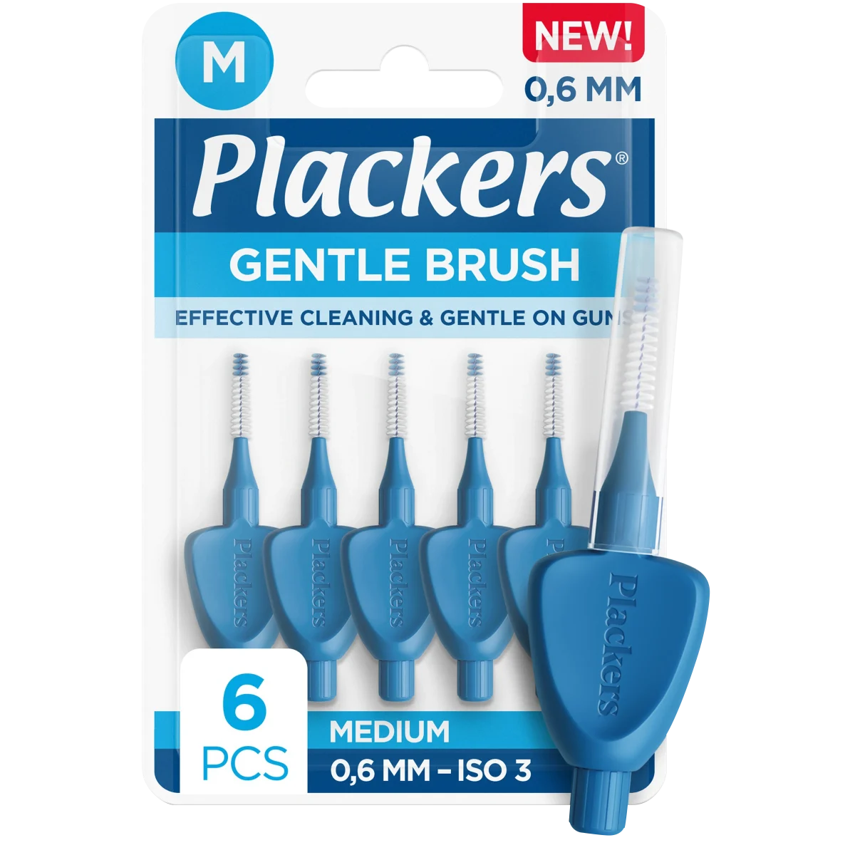 Plackers Gentle Brush 0,6 mm 6st