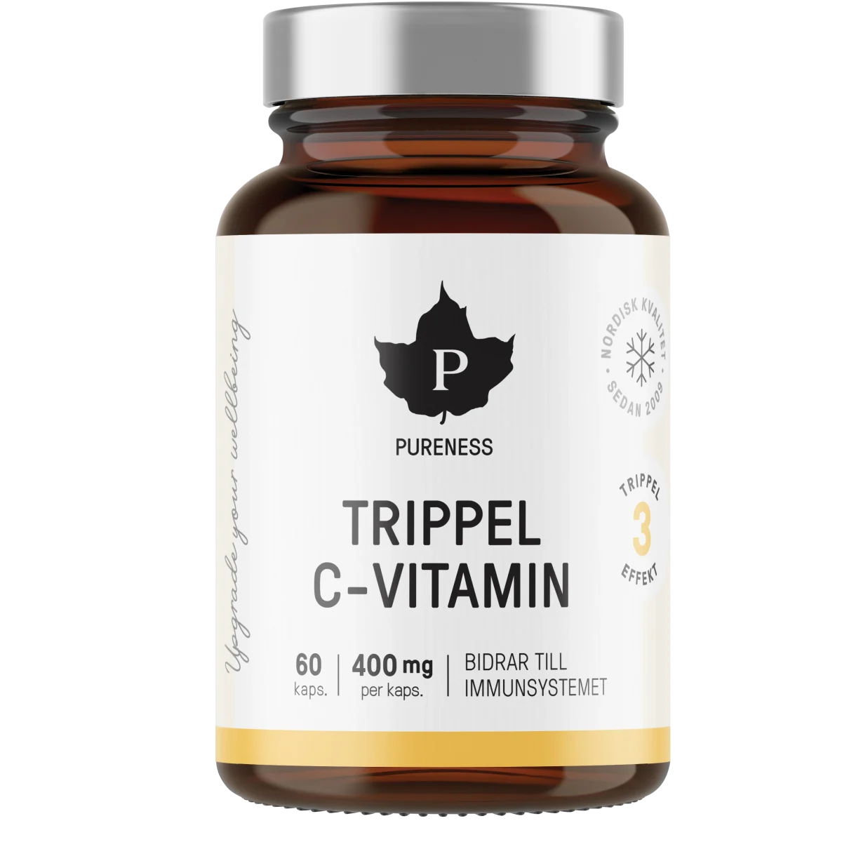 Pureness Trippel C-vitamin 60 kapslar